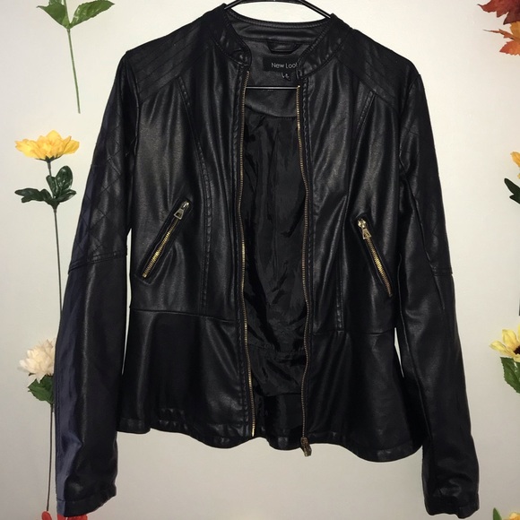 New Look Faux Leather Jacket - Picture 2 of 5
